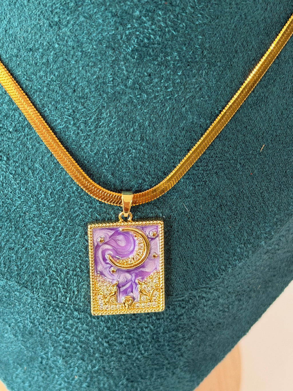 Violet Moon Necklace