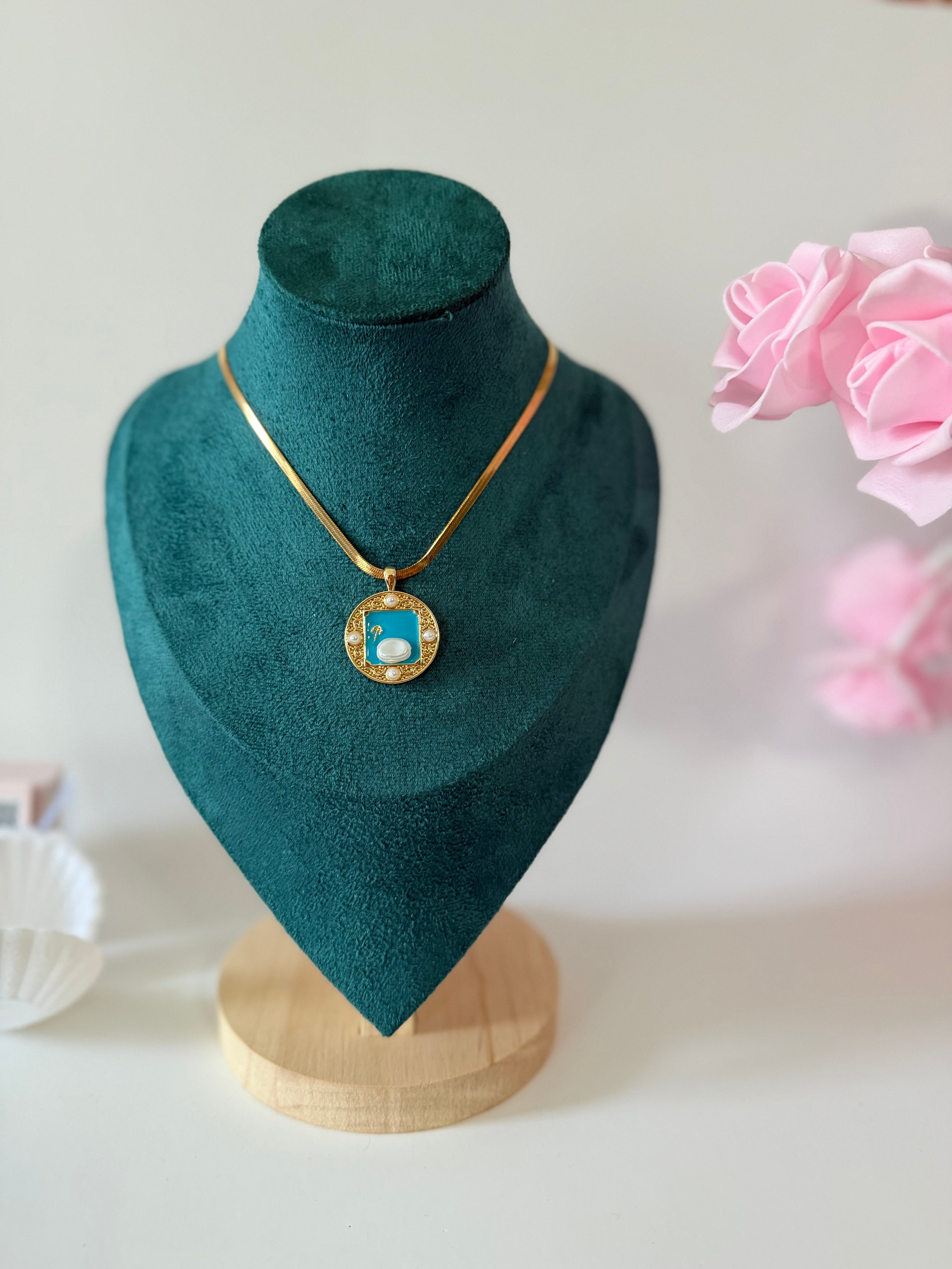 Azure Pearl Necklace ✨